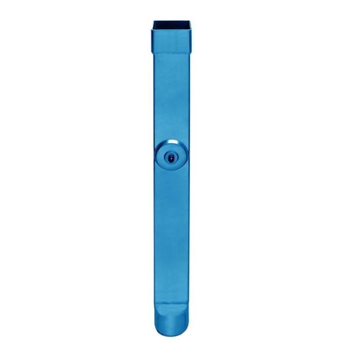 GRÖMO ALUSTAR Regenstandrohr quadratisch - SX - Sonderfarbe 100x100 mit Reinigun