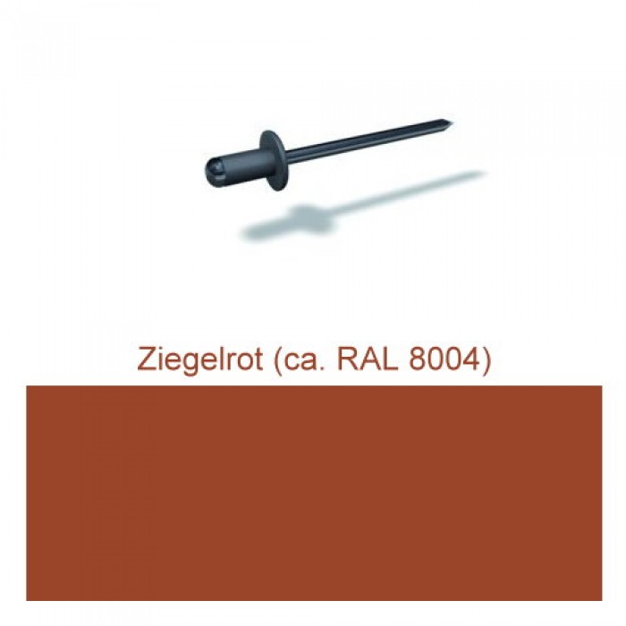 PREFA Patentnieten 4,1mm, ziegelrot