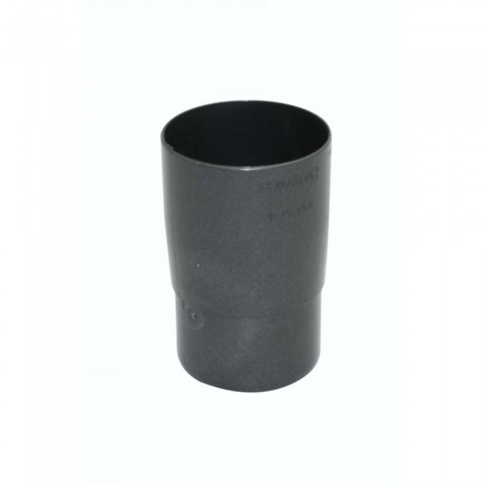 Marley Rohrmuffe DN75, Strukturfarbe Anthrazit-Metallic