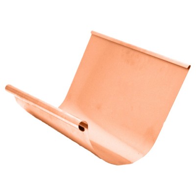 Kupfer Aufdachrinne liegeform RG500 Länge 2,0 Meter