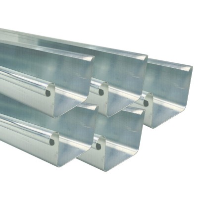 Aluminium 5er Sparpaket Dachrinne kastenform RG200 Länge 1,0 Meter