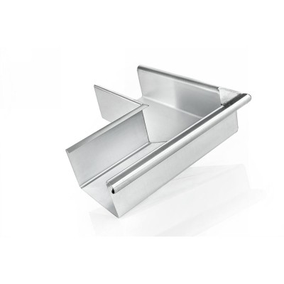 Aluminium Außenwinkel für kastenförmige Dachrinne RG200 Winkel 90° Grad