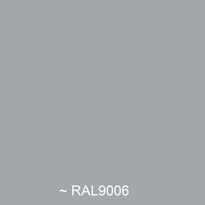 PREFA Rinnenendboden halbrund RG280 Universal Silbermetallic