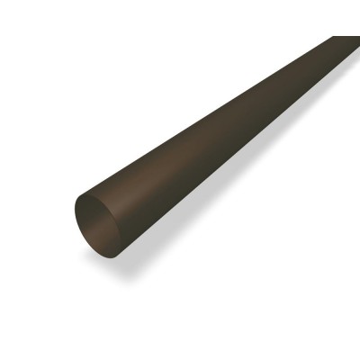 PREFA Fallrohr DN80 / Länge 0,5 Meter Braun