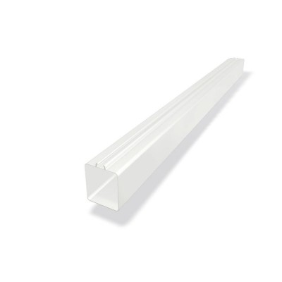 PREFA Quadratrohr 100x100/1500mm, Weiß