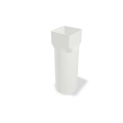 PREFA Quadratrohr 100x100/3000mm, Weiß