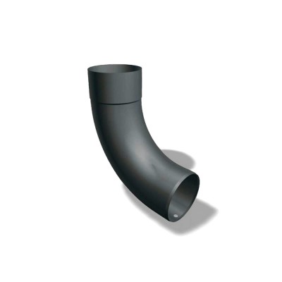 PREFA Fallrohrbogen DN100/85 Grad Dunkelgrau P.10