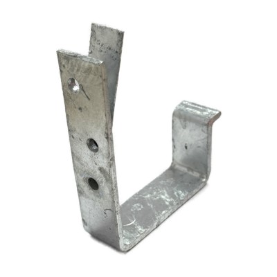 Stirnbretthalter 25/4 NF kastenform RG250 aus Stahl, verzinkt