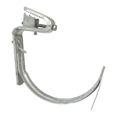 Rinnenhalter für Trapez- und Wellbleche halbrund RG250 aus Stahl, verzinkt