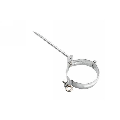 Fallrohrschelle mit Schlagstift 200 mm DN150 aus Stahl, verzinkt