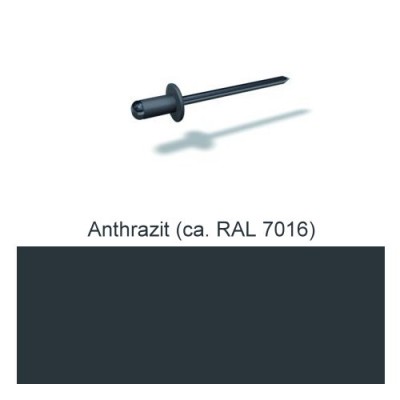 PREFA Patentnieten 4,1mm, anthrazit