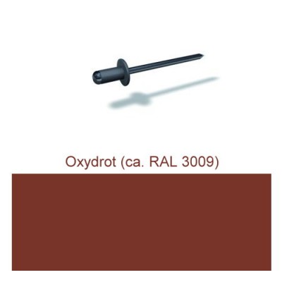 PREFA Patentnieten 4,1mm, oxydrot