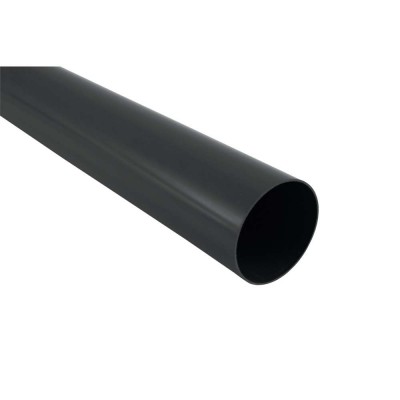 Marley Fallrohr 1,00 Meter, DN75, Schwarz