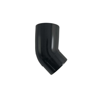 Marley Rohrbogen 45° DN53, Schwarz