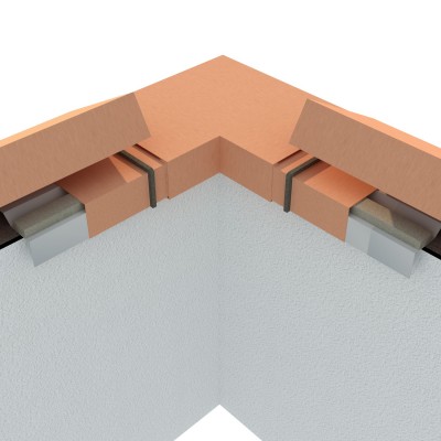 Click-Attika aus Aluminium Anthrazit Länge: 1,00 Meter für 11 cm Mauerbreite